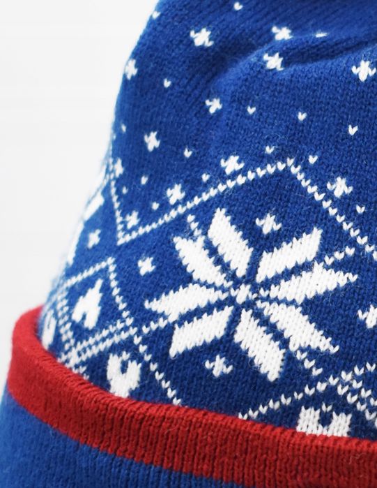 Czapka Zimowa Fc Barcelona Dziecięca Pompon Herb Świąteczna