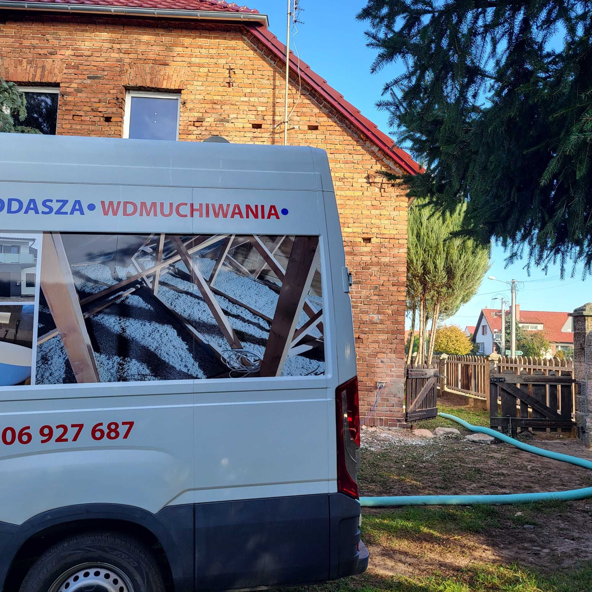 Ocieplenia wełną celulozą stropodachy wdmuchiwania mury dwuwarstwowe