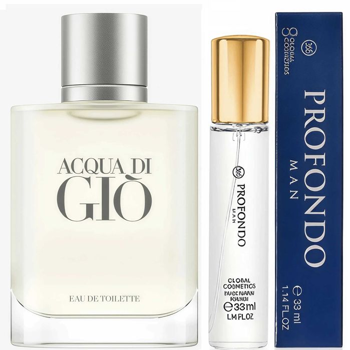 Zestaw ACQUA DI GIO PROFONDO Perfumy męskie 100ml + 33ml