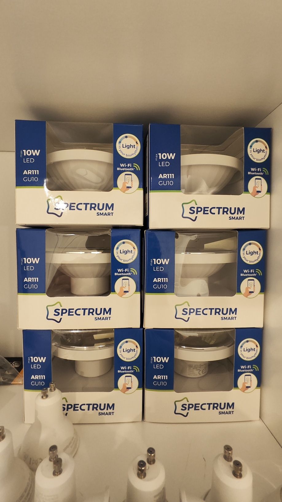 Zestaw 6 żarówek Smart Spectrum AR111 WiFi