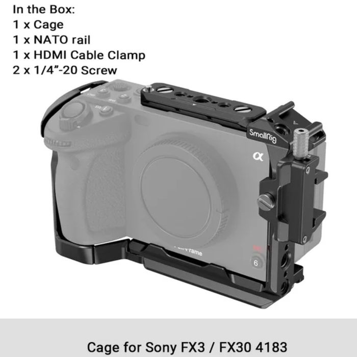 Клітка для камери SmallRig Cage 4183 для Sony FX3 FX30