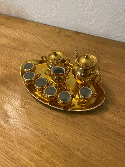 ZESTAW kawowy dla lalek ĆMIELÓW ZŁOTY