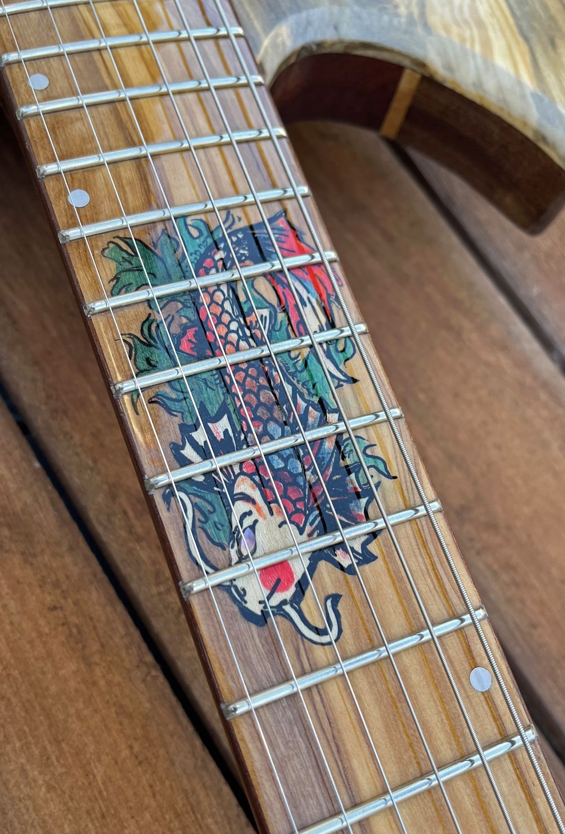 Guitarra eléctrica 'Koi' GF custom Guitars