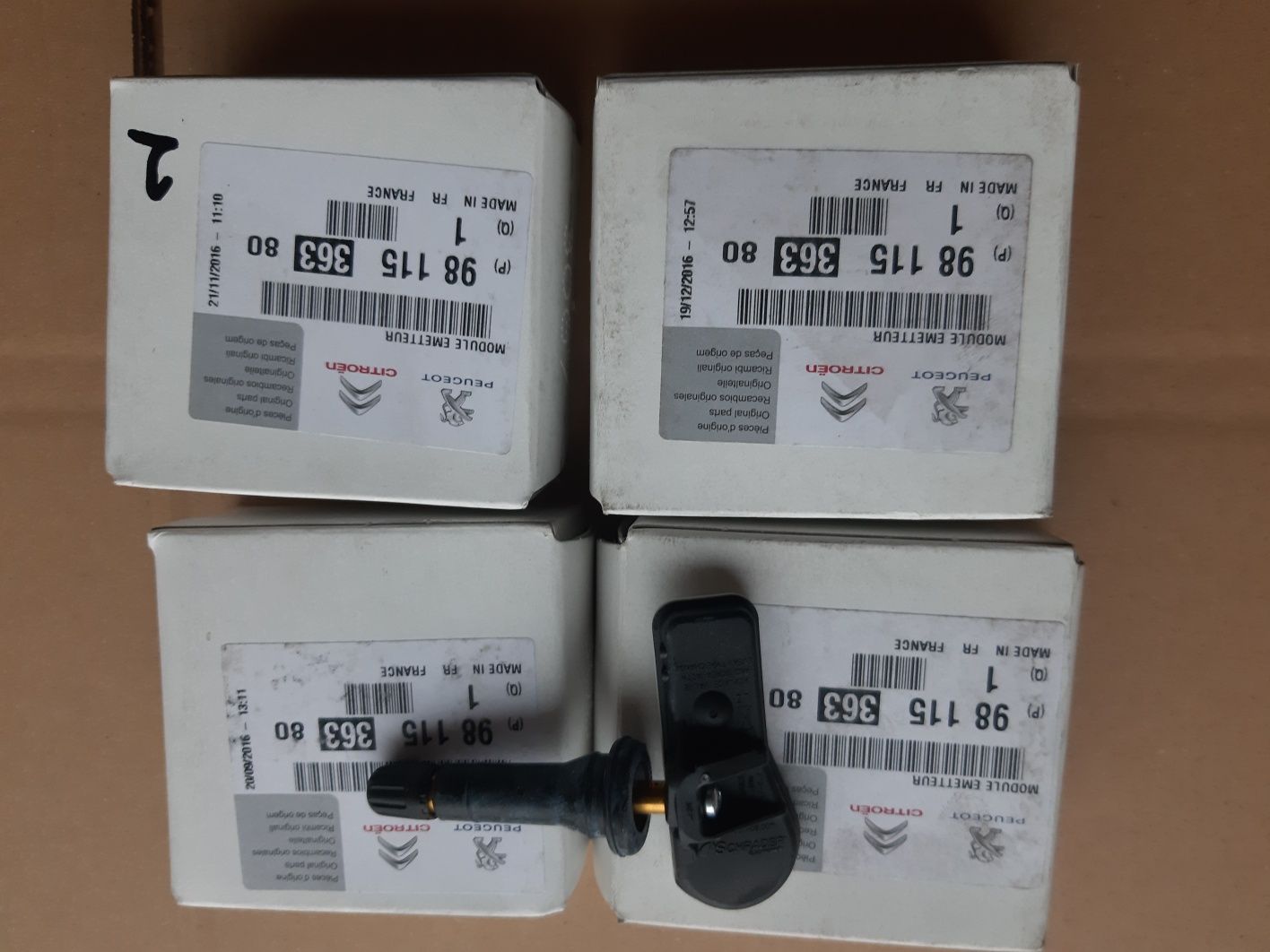 Czujniki tpms citroen ds5