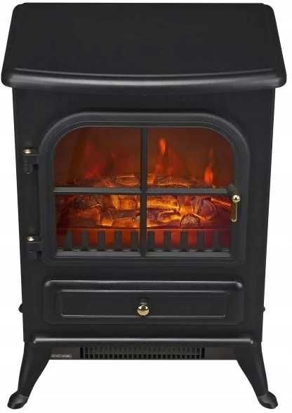 Piecyk elektryczny typu koza 1800 W wolnostojący czarny