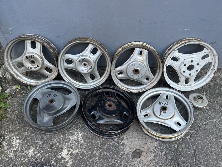 Колесо (шина камера диск) мотошина на скутер/мопед 3.00-10 и 3.50-10