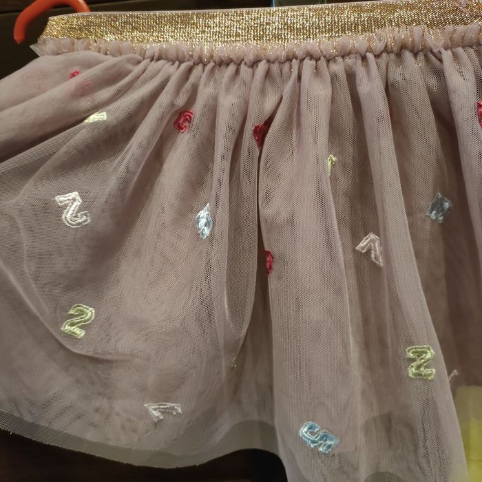 Spódniczka pudrowy róż rozmiar 110/116