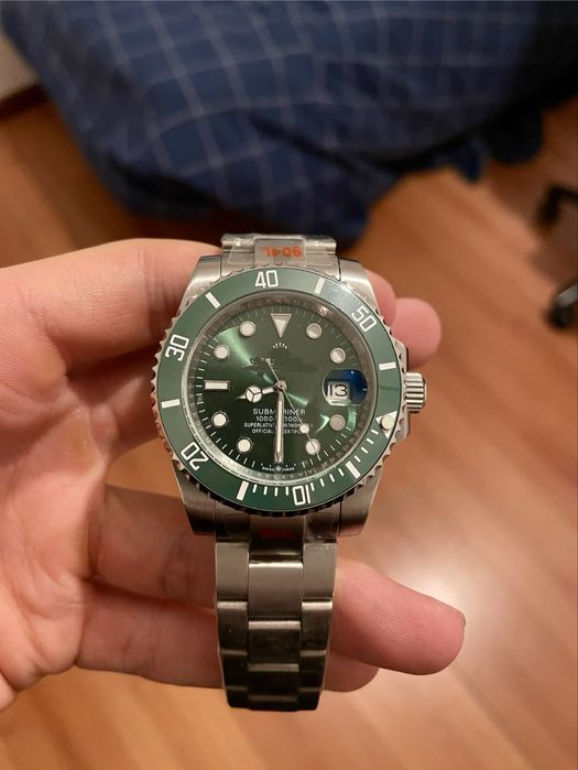Relógio Rolex Hulk Style