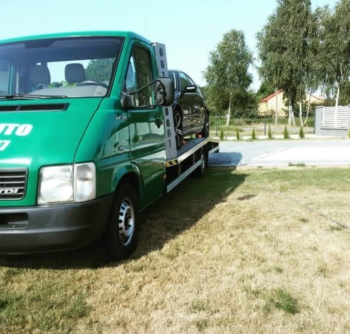 Usługi autolaweta Minikoparka