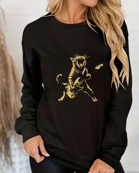 Свитшот с котом  размер М