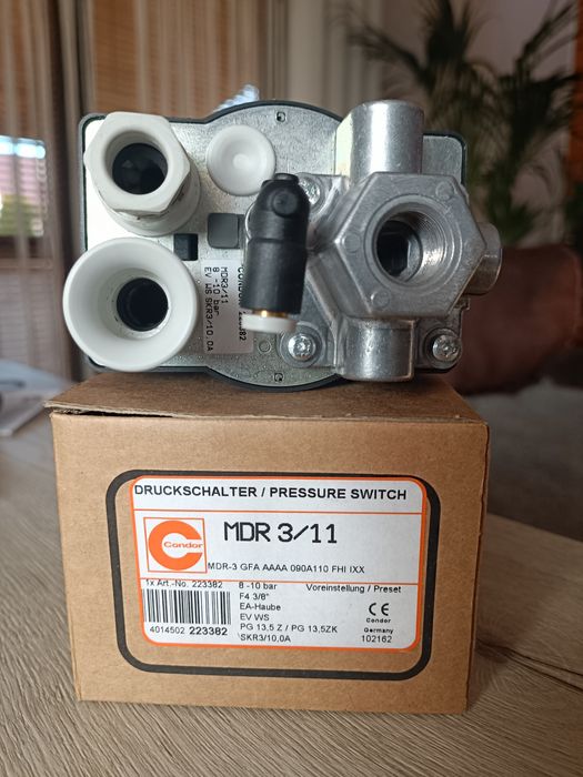 Wyłącznik ciśnieniowy CONDOR400v do 4 kW MDR3/11-10A