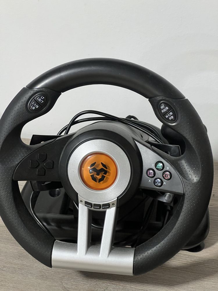 Volante + Pedais - K-Wheel - Como Novo