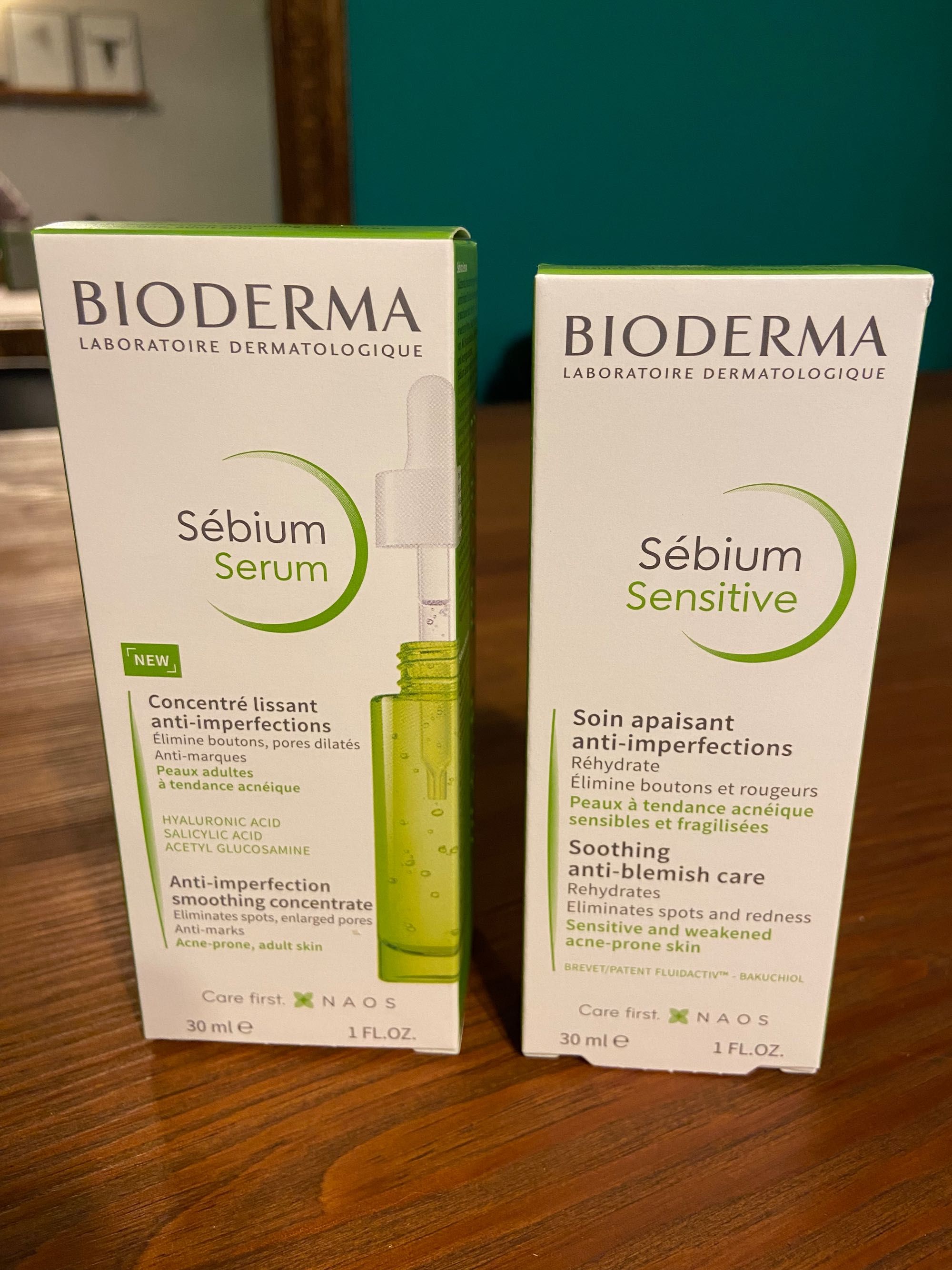 Zestaw kosmetyków Bioderma Sébium - krem i serum