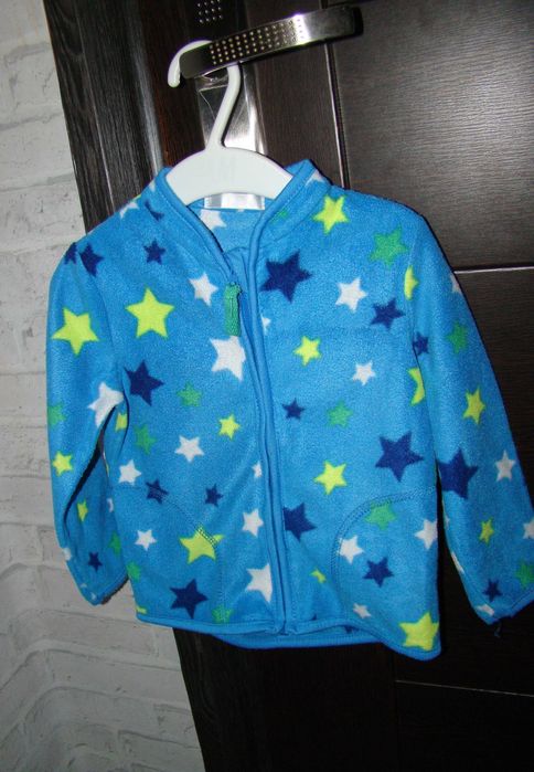 Śliczny ciepły polarek dla chłopca roz 86