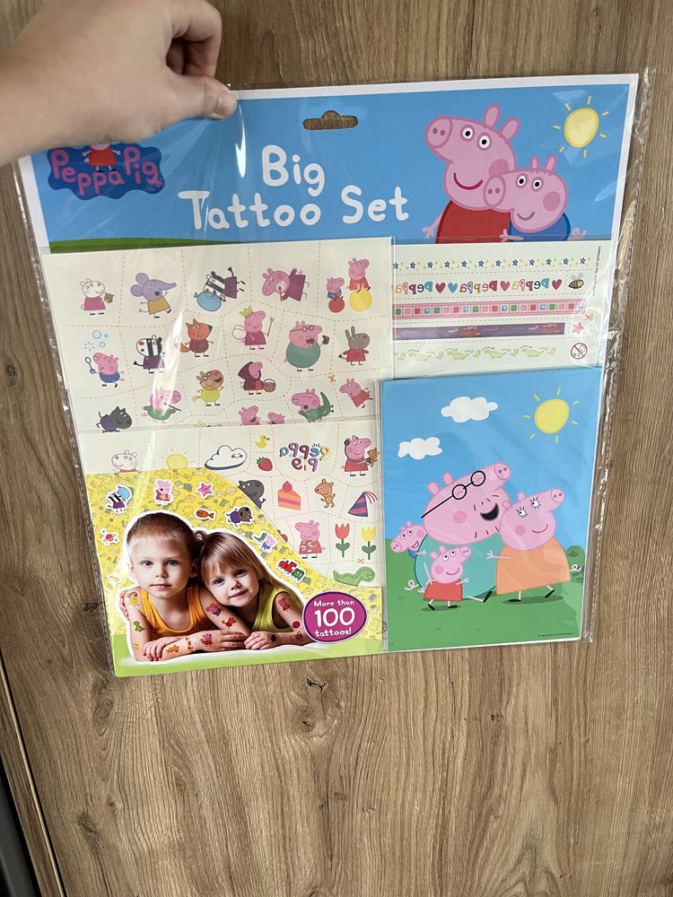 Mega paka tatuaży Świnka Peppa