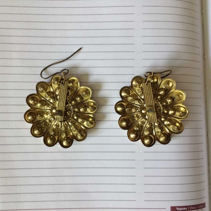 Вінтажні сережки біжутерія Чехословакія