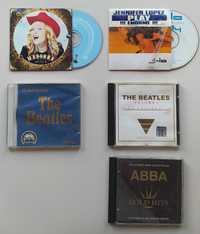 Płyty CD [J-lo, the beatles, madonna, abba)