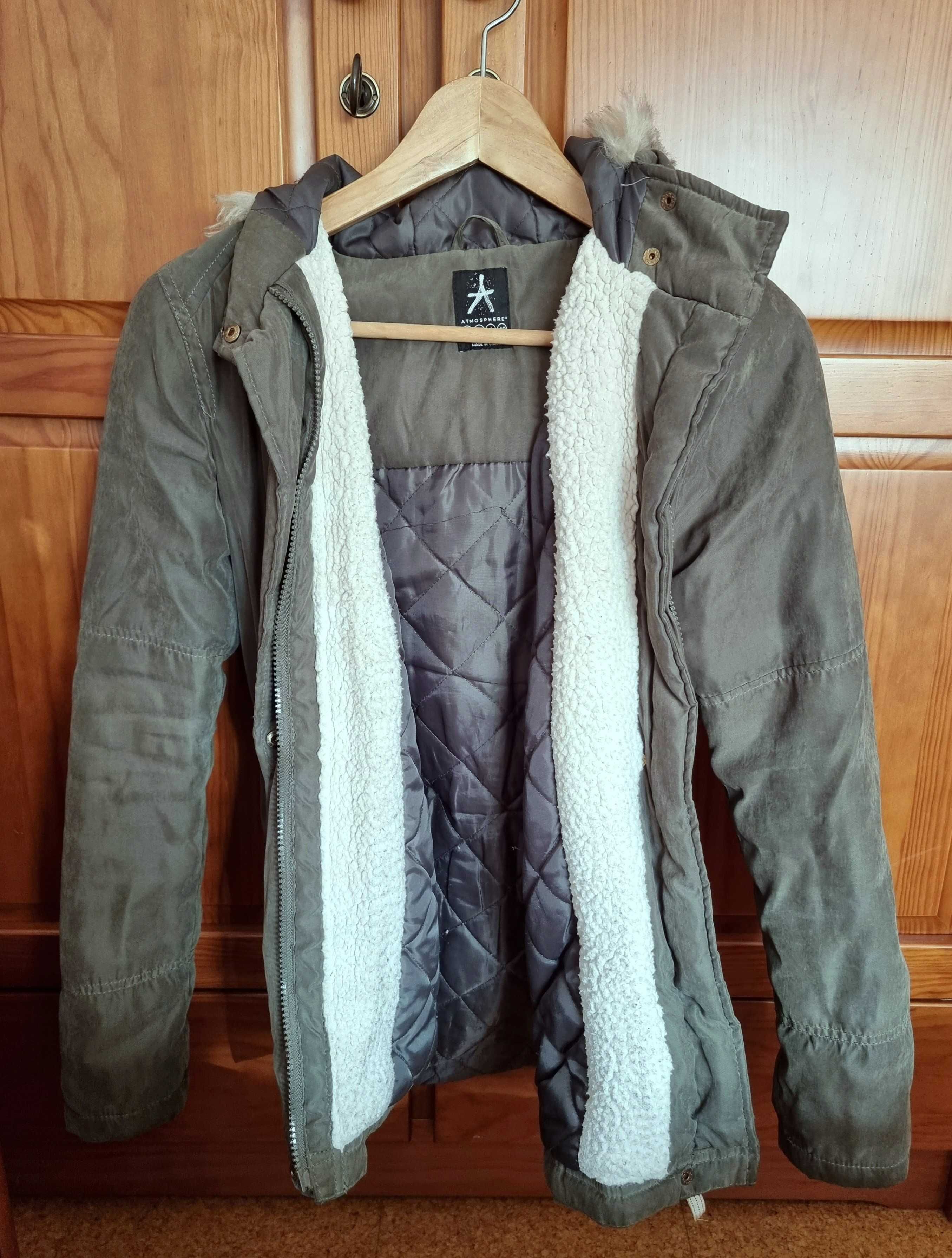 Blusão verde musgo/ verde caqui/ acizentado Primark, tamanho 36
