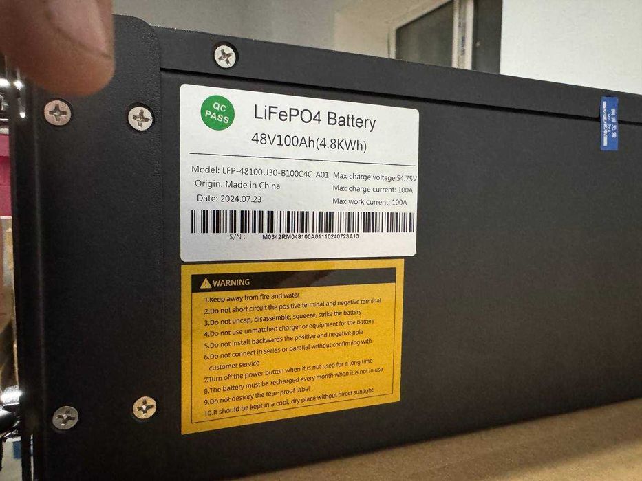 Акумуляторна батарея LiFePO4 5 кВт для квартири, дому будинку