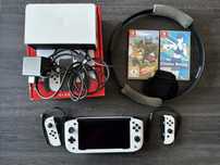 Nintendo Switch Oled 32gb + 128gb + gry + akcesoria bogaty zestaw