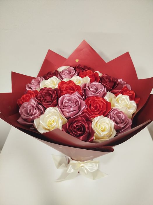 Bukiet dużych róż 25 sztuk