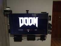 Uchwyt box TV, podwieszana konsola, pady, XBOX, PS3, PS4 i inne