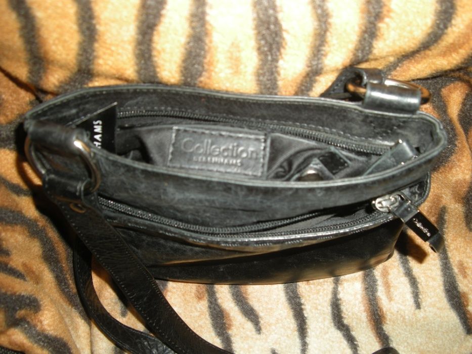 Сумка черного цвета,100%кожа,"debenhams".