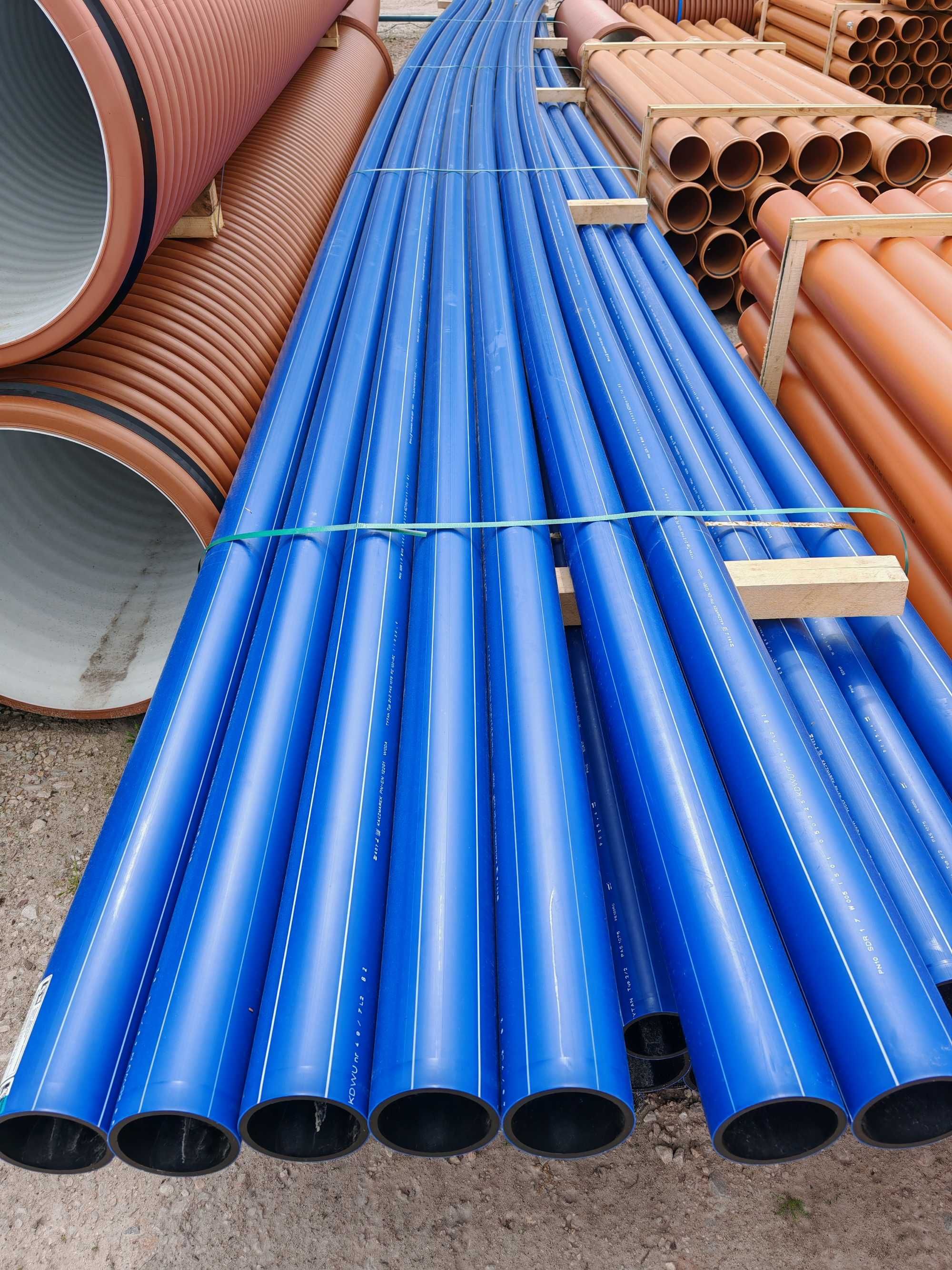 Rura kanalizacyjna PVC SN8 lita DN200x5,9x3000