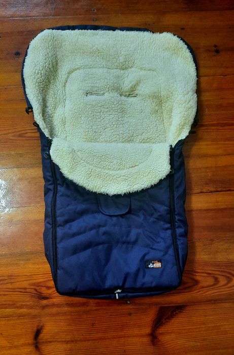 Теплий конверт на овчині у візочок санчата в новому стан