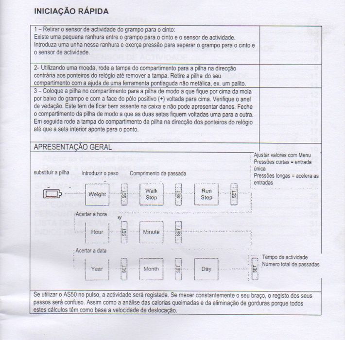 Sensor de Actividade Beurer Therapy AS50 sem pulseira