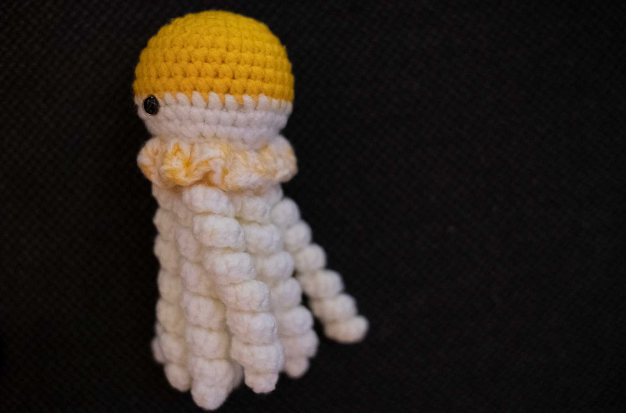 Ośmiornica z włóczki maskotka zabawka prezent na szydełku cthulhu