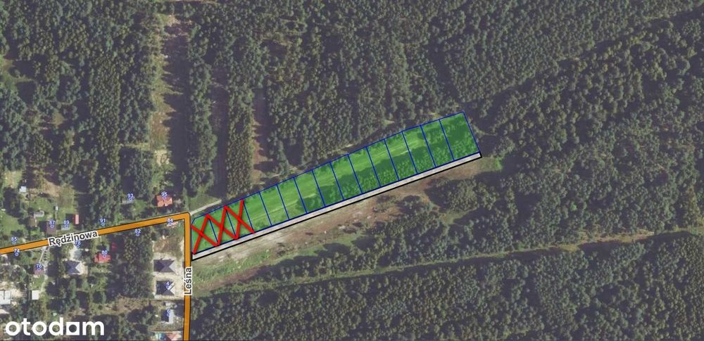 Działki Budowlane otoczone lasem - Zrębice, gmina Olsztyn Jurajski!