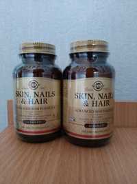 кожа, ногти и волосы, улучшенная рецептура с МСМ, Solgar, 60 таблеток