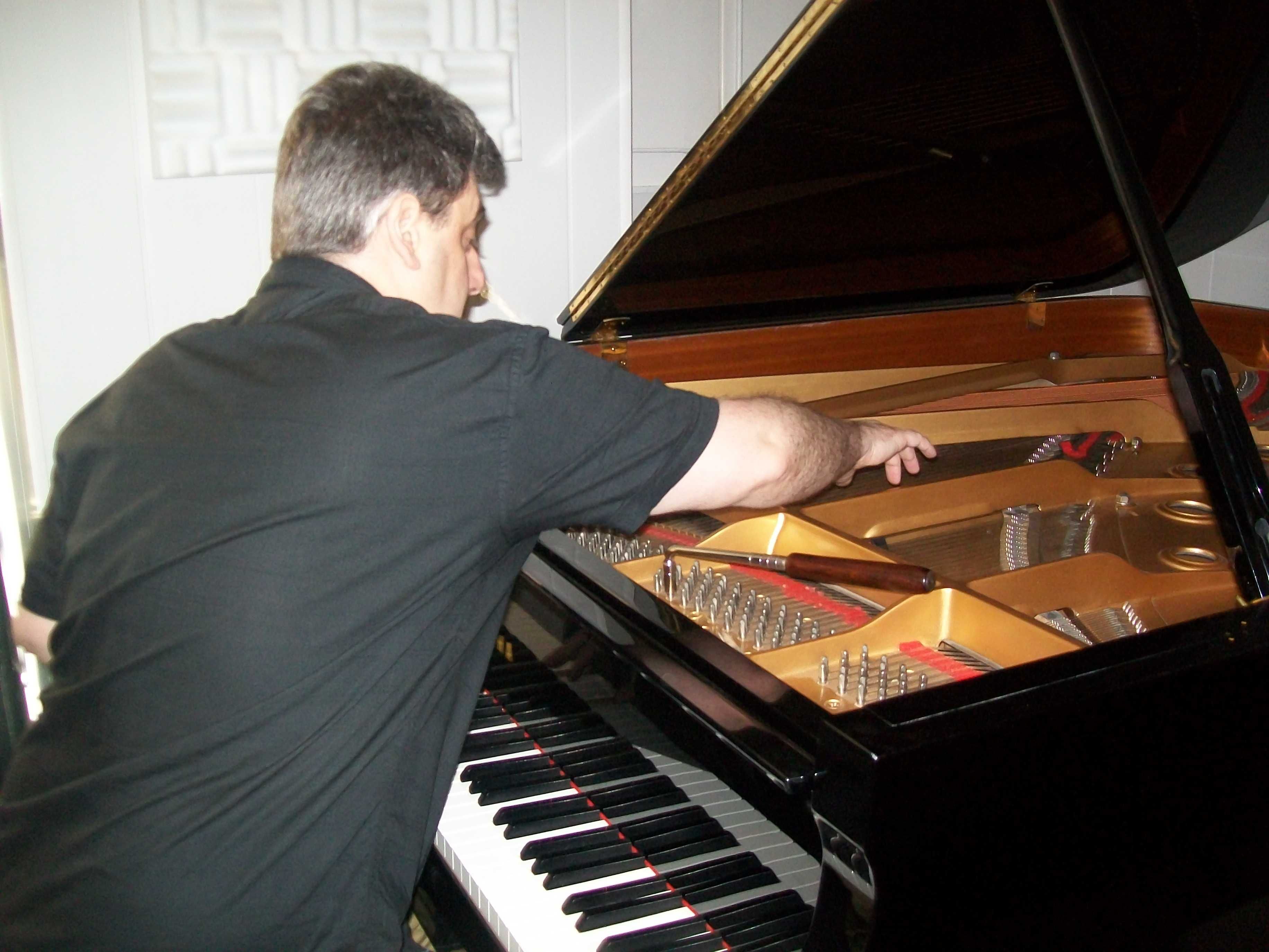 Técnico afinador de pianos.