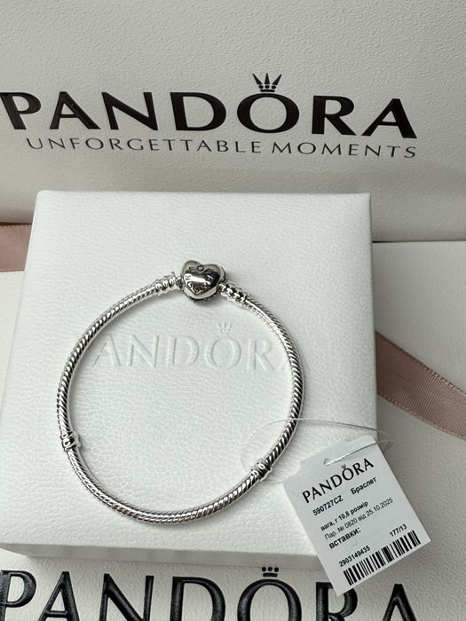 Браслет Pandora Пандора + шарм в Подарунок