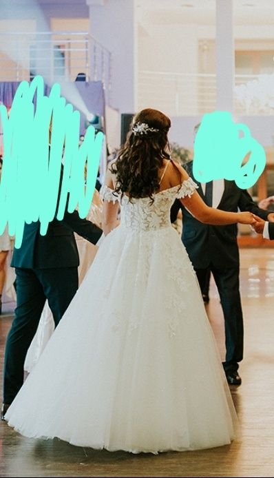 Suknia ślubna księżniczka