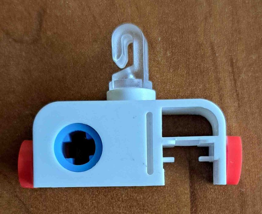 Wózek goniec pasów lameli żaluzji pionowych verticali z hakiem 500 szt