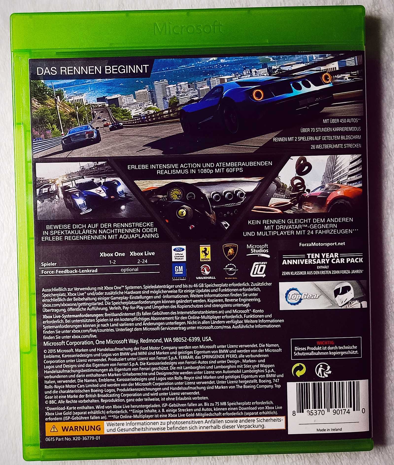 Forza Motorsport 6 PL Napisy Xbox One | Ten Year Anniversary Edition