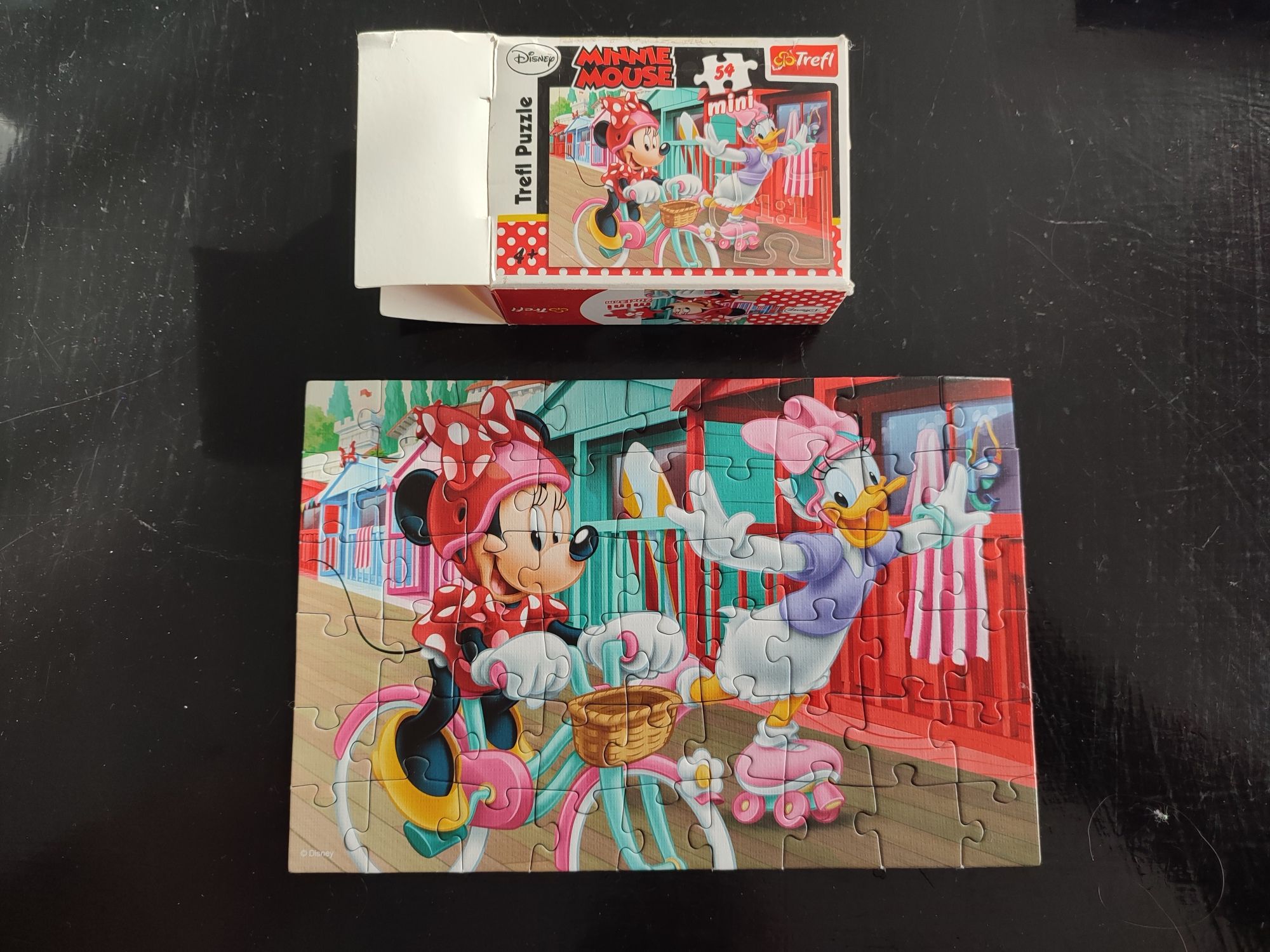 Puzzle myszką Miki Minnie 4+ 54 szt trefl