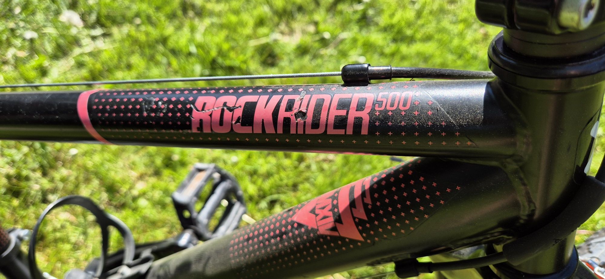 Rower b'twin rockrider 500 rower górski  dziecięcy MTB 24" młodzieżowy