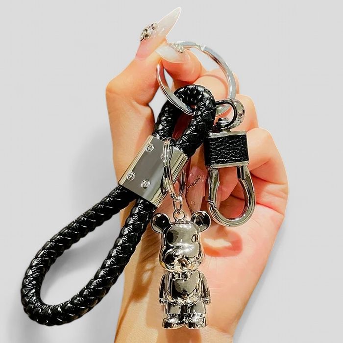 Стильний Брелок підвіска bearbrick для ключів брелок metal bear