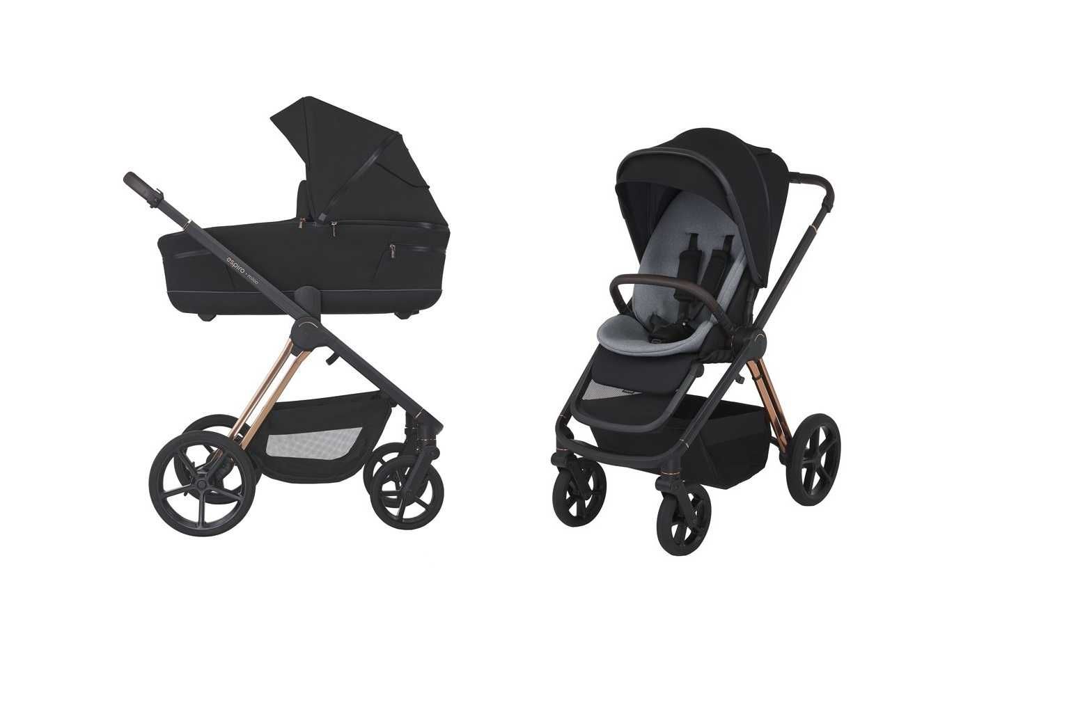 Espiro Miloo 4w1 wózek+Maxi Cosi Pebble 360 Pro+baza FamilyFix 360 Pro
