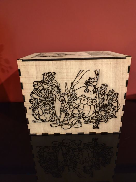 Caixa para coleção de livros Asterix