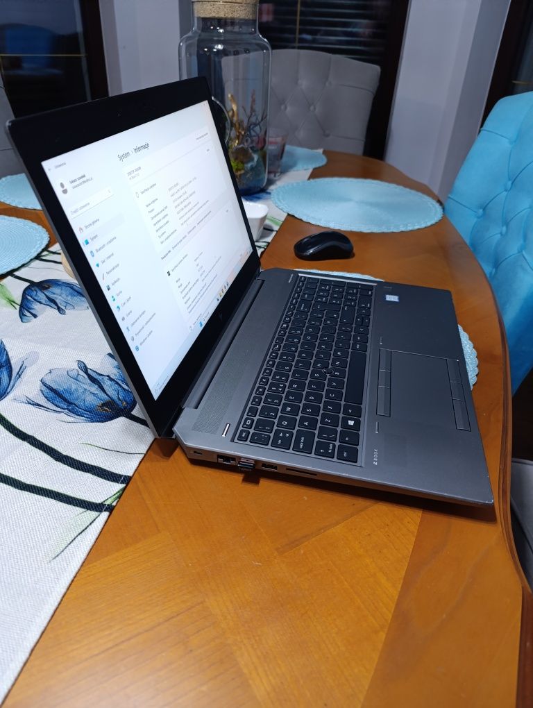Hp zbook 15 g5 i7 16gb ram 512gb ssd nvidia 4gb