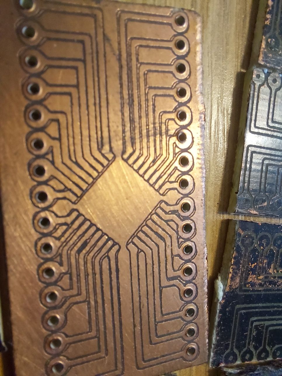 tqfp-32 breakout jednostronne 328 atmega