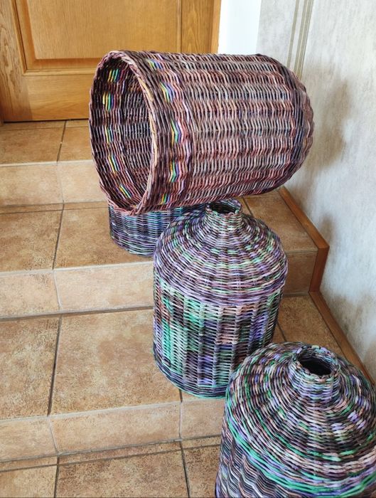 Плетений футляр на бутиль для води