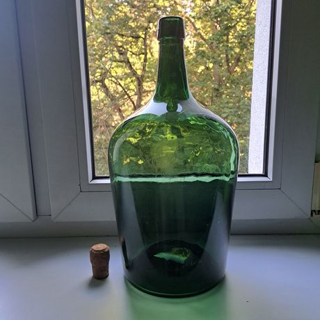 Butla, gąsior- zielona 5,3 litra