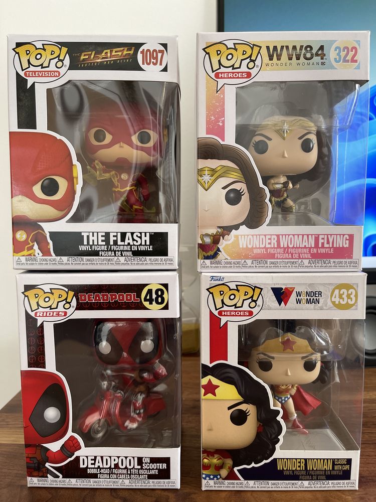 Funko Pop DC e Marvel