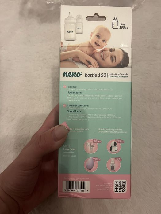 Nowa butelka dla niemowlaka Neno