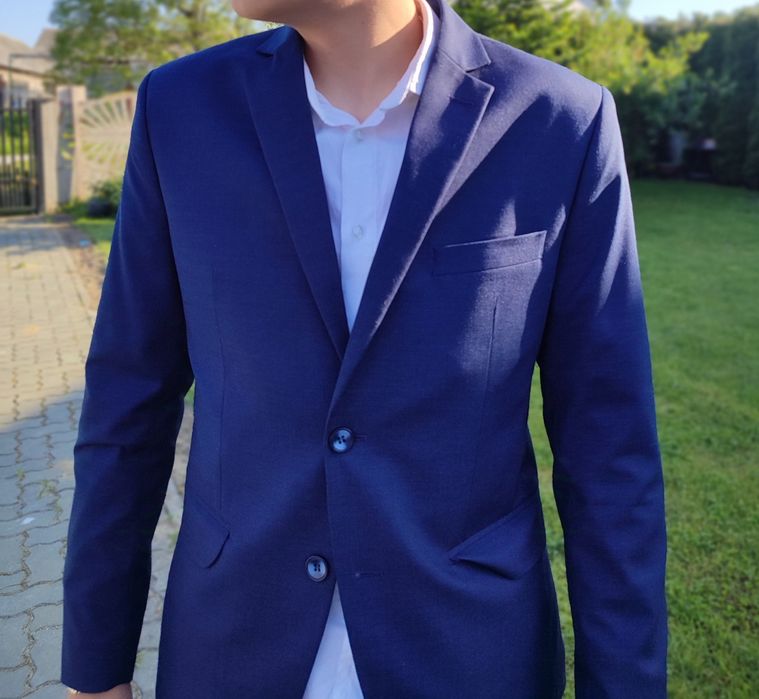 Garnitur męski, studniówka ,granatowy Rico Luvetti MEN 176/182